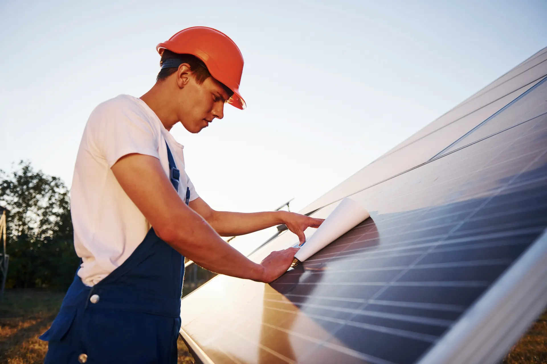 Paysage agricole et projet solaire