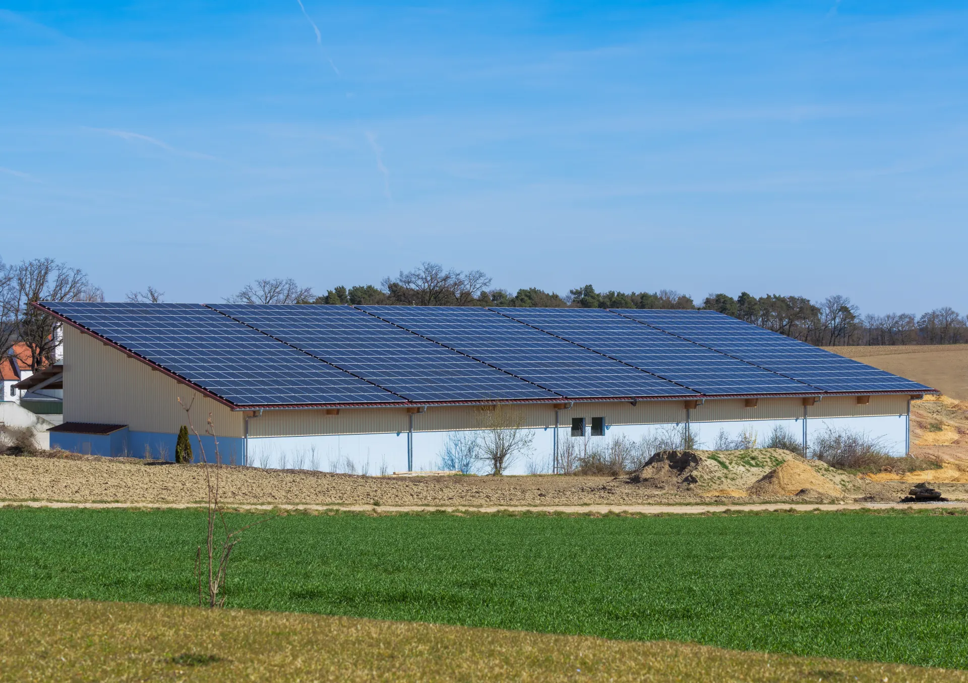 Hangar agricole photovoltaïque